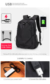 Men Fashion Laptop Backpack Men Waterproof Backpack School Bag